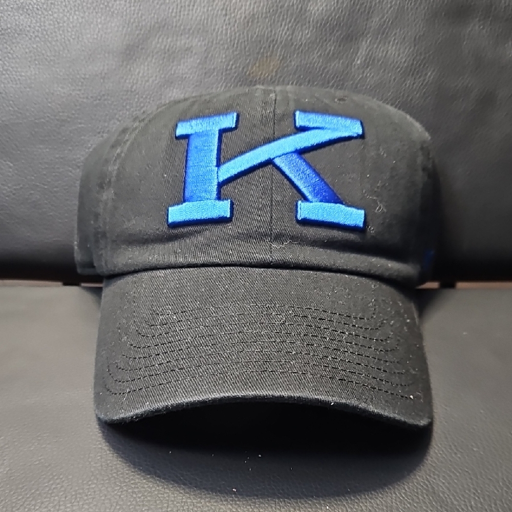 University Of Kentucky Black and Blue Adjustable Cap